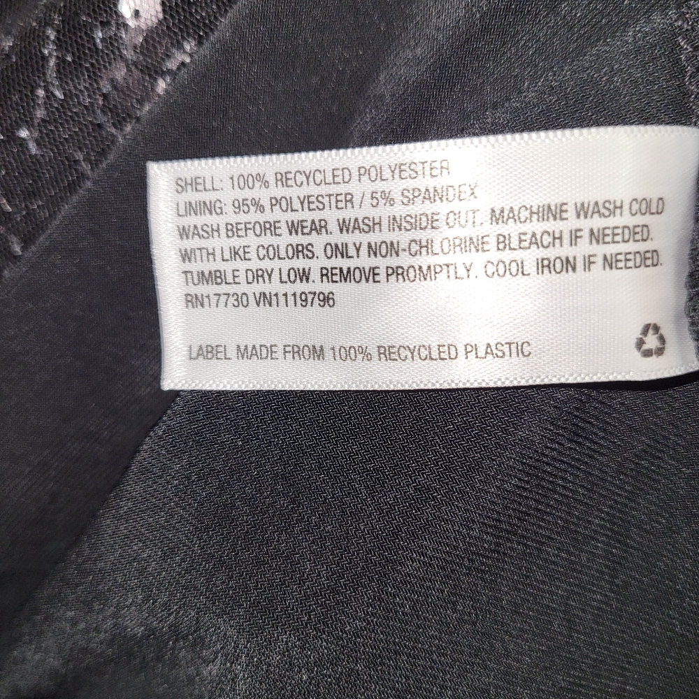 Cat & Jack Girls Black Sequence Dress. Size XS 4/5. Brand New. - Picture 5 of 5